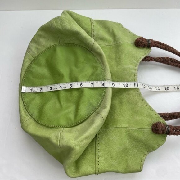 The Sak Pastel‎ Green Leather Bucket Bag - Picture 14 of 16
